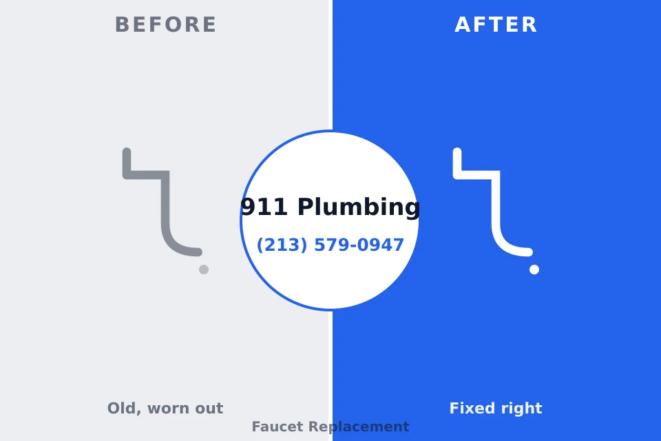 Before and after: plumbing repair York Harbor, ME